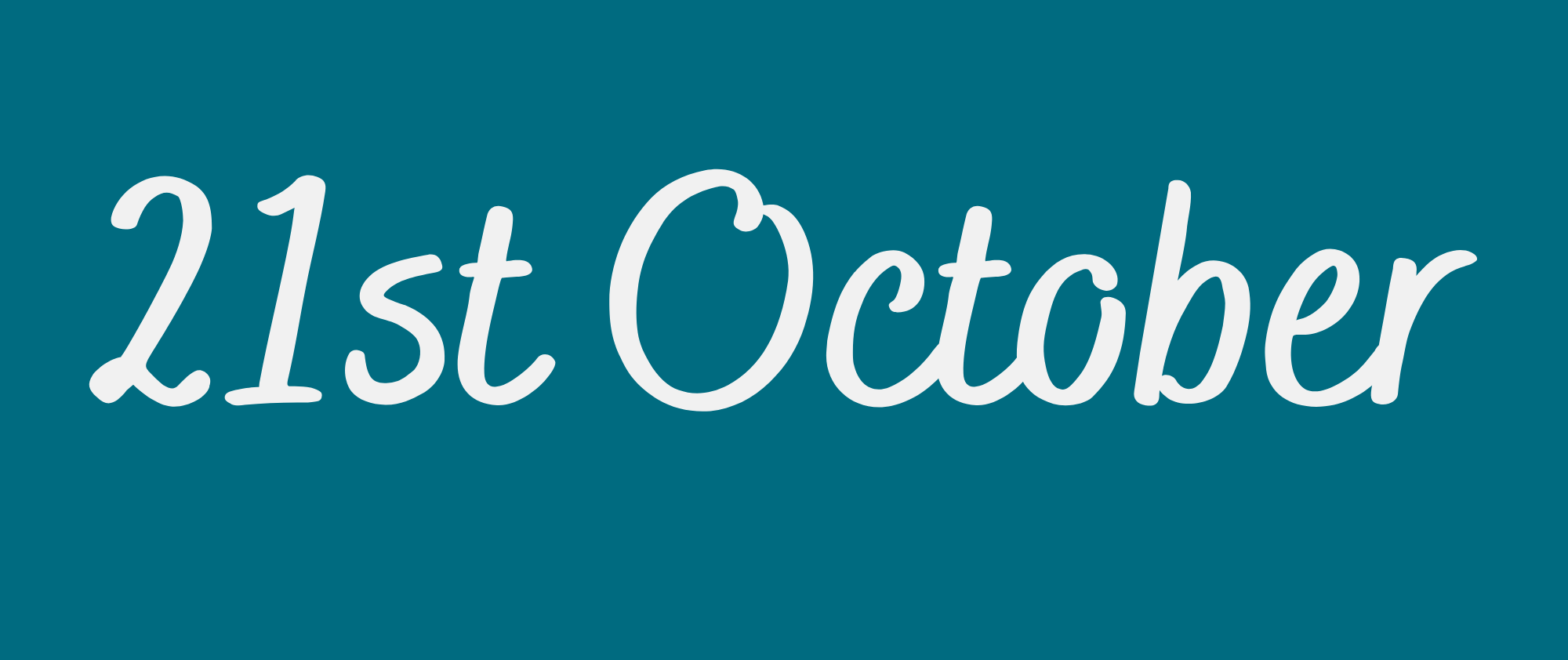 October 21st